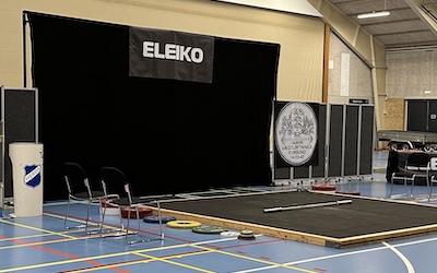 Billed af stævneplateau.