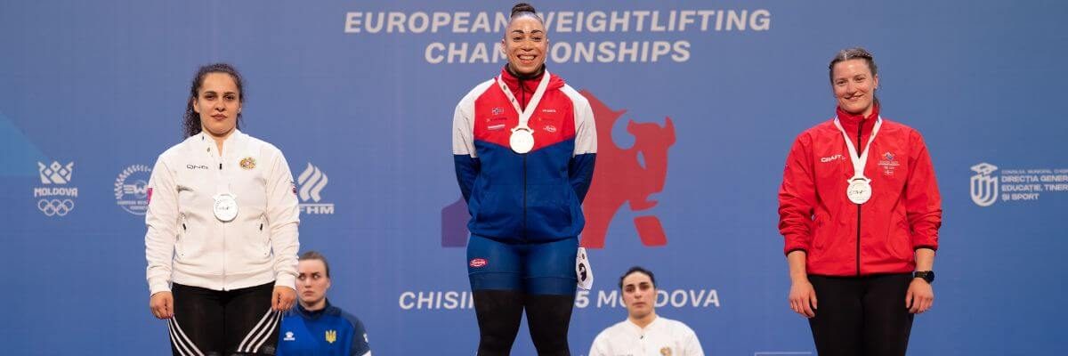 EM podiet 2025 med danske Anne Sofie på 3. pladsen.