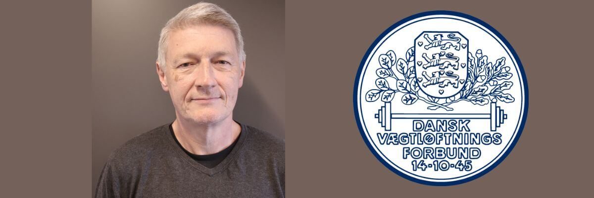 Billede af Henrik og forbundets logo.