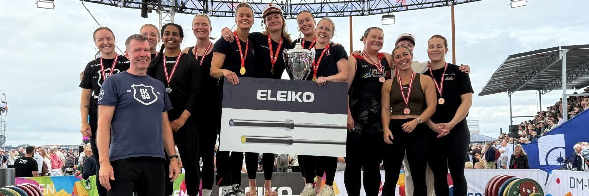 Kvindernes podie fra DM Hold 2025