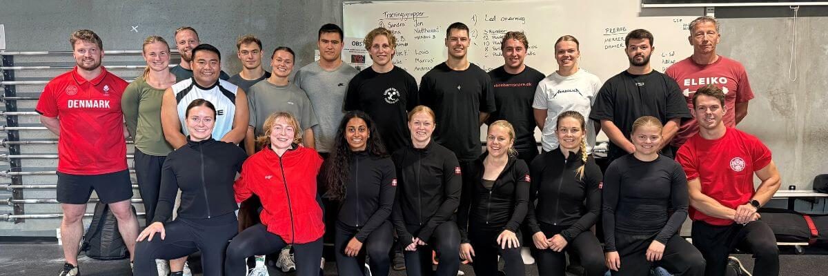 Senior landsholdet gruppebillede.